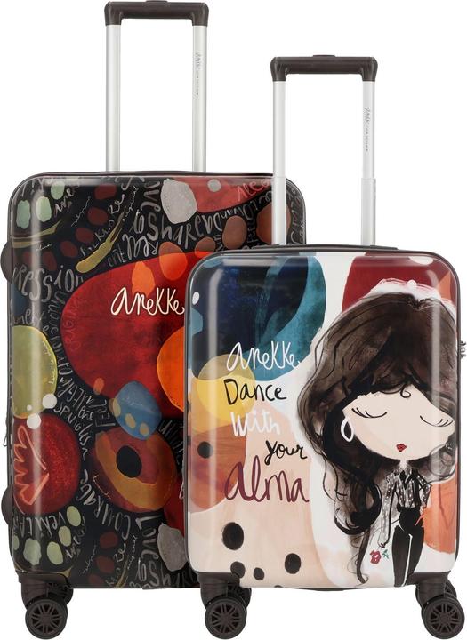 Produktbild Anekke Viaje 4 Rollen Kofferset 2-teilig mit Dehnfalte (91 l)