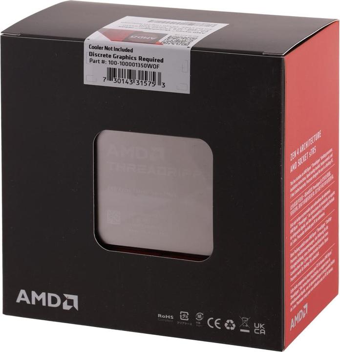 Produktbild AMD Ryzen Threadripper 7980X (sTR5, 3.20 GHz, 64 -Core)