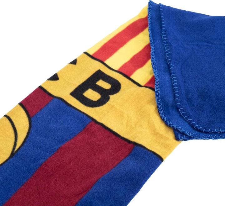 Actual product image FC Barcelona Fleece Crest Blanket (150 x 120 cm)