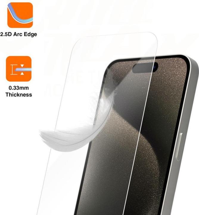 Actual product image Vmax tempered glass 2,5D Normal Clear Glass for iPhone 7 / 8 / SE2020 / SE2022 (Apple iPhone 7)