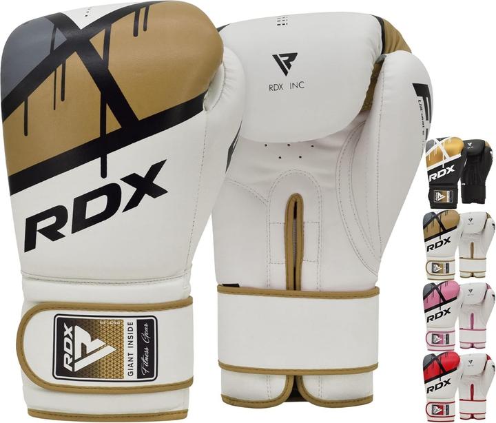 Image du produit Rdx Boxing glove BGR-F7 golden (10 OZ, Taille unique)