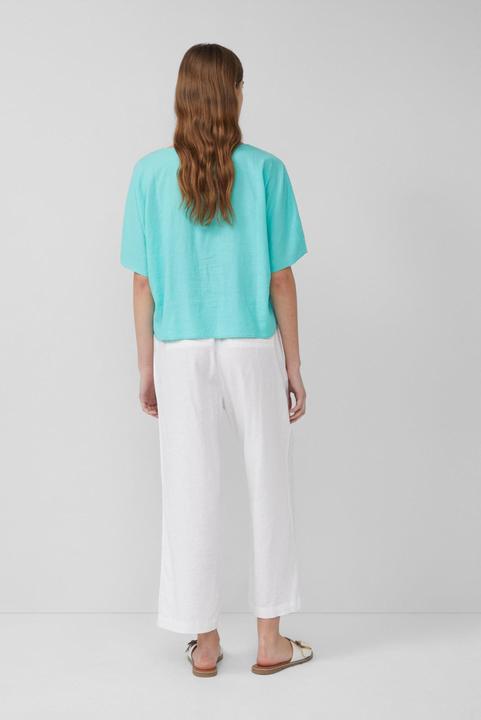 Immagine prodotto s.Oliver Bluse Verkürzte Leinenmix-Bluse im Relaxed Fit (32)
