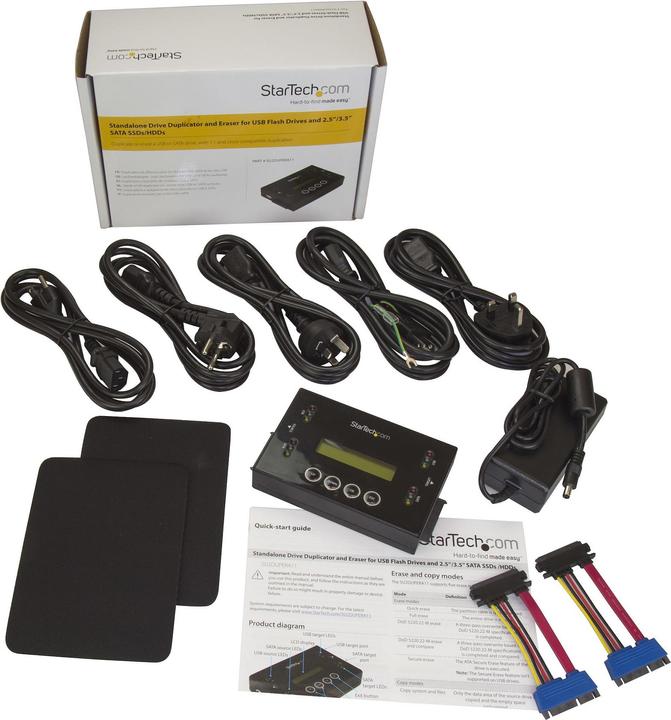 Actual product image StarTech USB And Sata Cloner / Eraser