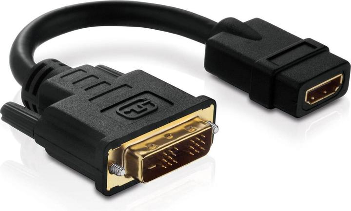 Purelink PureInstall DVI zu (HDMI, 10 cm)