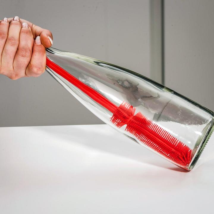 Immagine prodotto Kochblume Flaschenbürste Slim rot