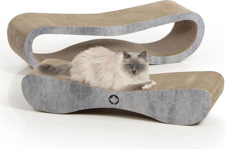 Productafbeelding CanadianCat Orbit & Satelliet krabmeubelset, betonlook (23 cm, Steengrijs)