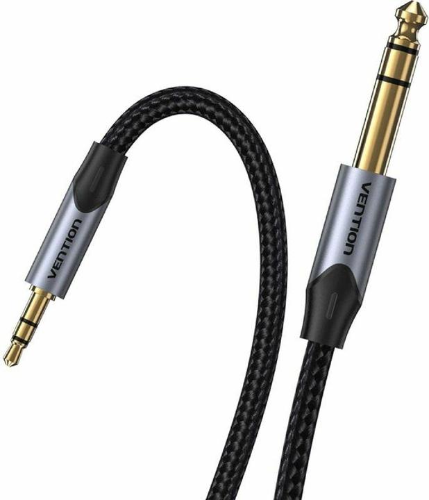 Produktbild Vention 3.5mm TRS Male to 6.35mm Male Audio Cable 2m BAUHH Gray (2 m)