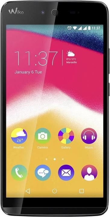 Productafbeelding Wiko Rainbow Jam (8 GB, Black, 5", Dubbele SIM, 8 Mpx, 3G)
