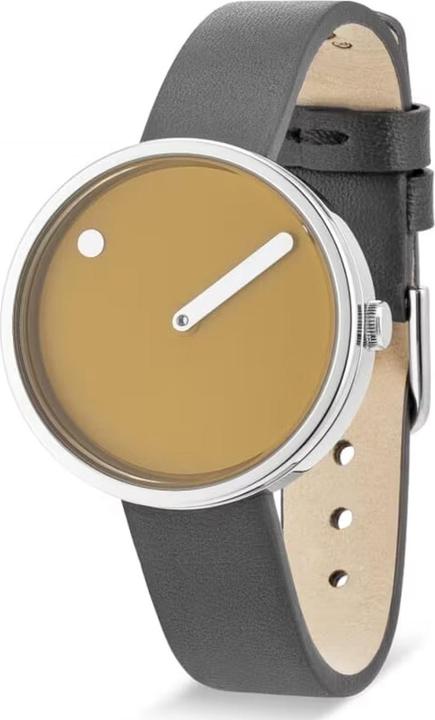 Produktbild Picto 43353-6212S Damenuhr Mustard Yellow 30mm 5ATM