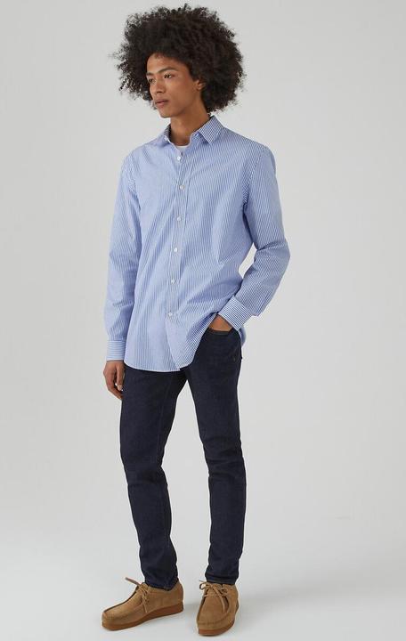 Produktbild La Redoute Collections Geststreiftes Hemd mit französischem Kragen (3XL)