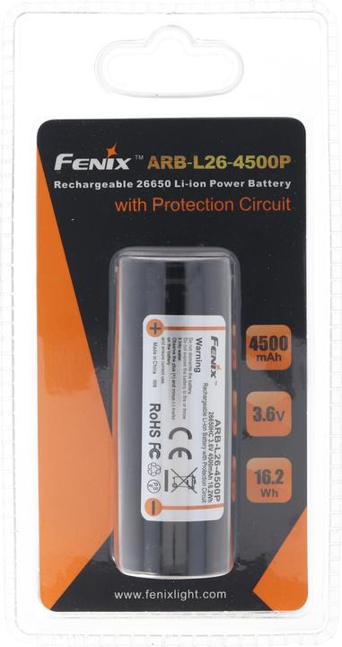 Image du produit Fenix Akku für PD40R Led-Taschenlampe ARB-L26-4500P