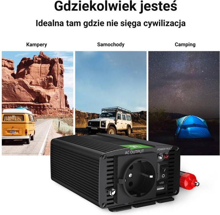 Immagine prodotto GreenCell Inverter per auto di tensione