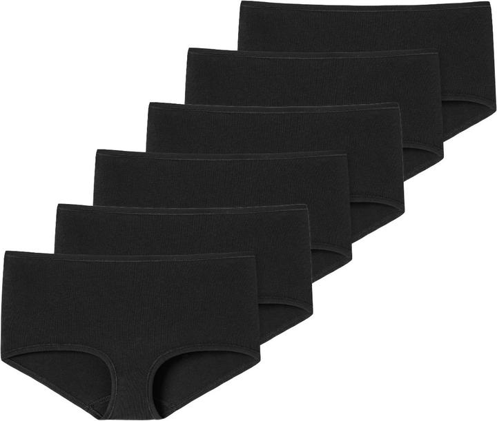 Actual product image Schiesser Pack of 6 95/5 Organic Shorts (40, L, pack of 6)