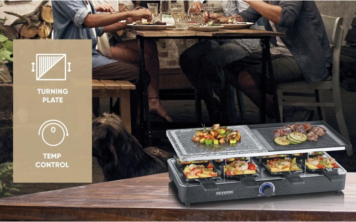 Produktbild Severin RG Raclette-Grill mit Naturgrillstein und Grillplatte