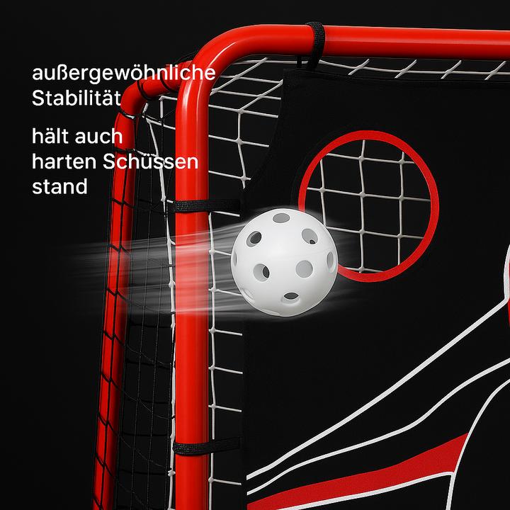 Produktbild Hudora Unihockeytor mit Torwand
