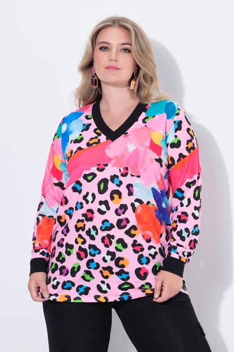 Produktbild Miamoda Sweatshirt, Regular Fit, Blütenmuster (52)