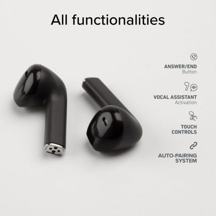 Produktbild SBS One Color Semi-In-Ear schwarz TWS-BT-Headset (3 h, Kabellos)