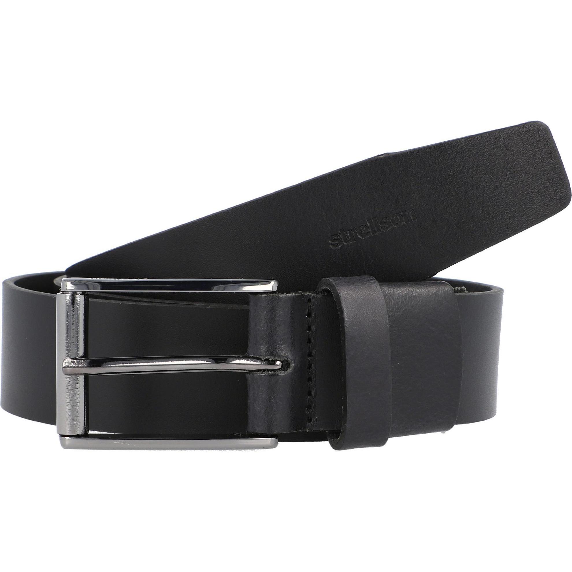 Strellson, Herren, Gürtel, Gürtel Leder, Schwarz, (110)
