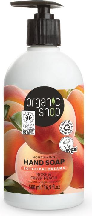 Produktbild Organic Shop Organic Rose Peach (Flüssigseife, 500 ml)