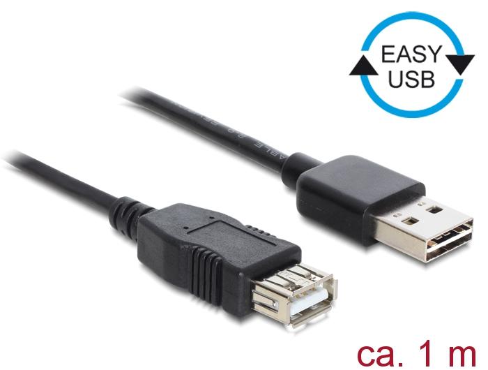 Immagine prodotto Delock Facile USB 2.0 (1 m, USB 2.0, 2.50 W)