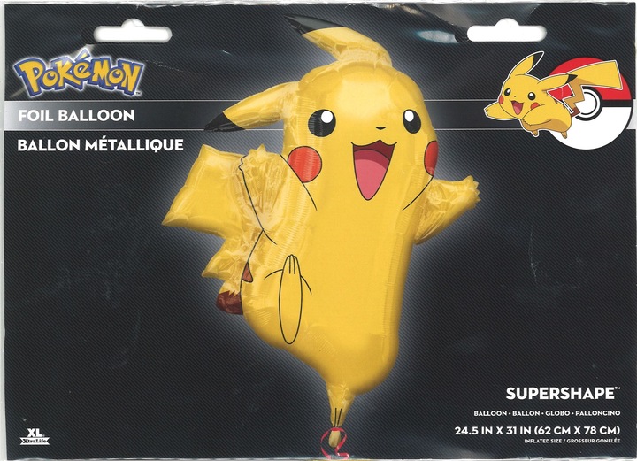 Actual product image Amscan Pokemon Giant Balloon
