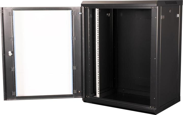 Actual product image Value 19-Zoll Wandgehäuse 15HE 600x450mm schwarz, Bausatz (15 RU, 19 inch rack)