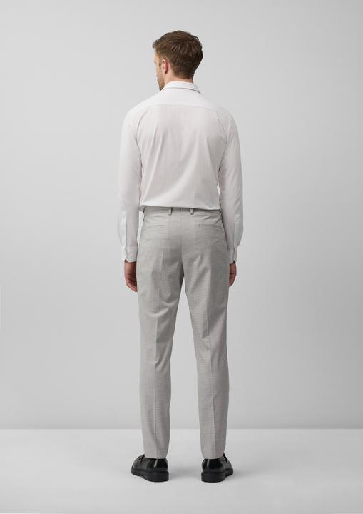 Actual product image S.Oliver Hose s.O PURE: Anzughose aus kariertem Stretch-Gewebe (50)