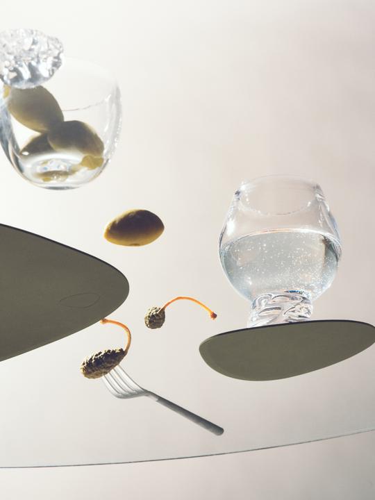 Actual product image Lind DNA Glass Coaster Curve Nupo Sienna 11x13cm (1 x, Glass coaster)