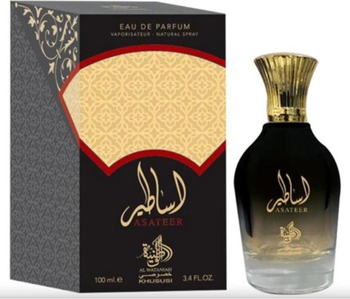 Al Wataniah Asateer By Jasmine Patchouli Scented EDP 100ml Unisex Parfüm Geschenk (Parfum Set)
