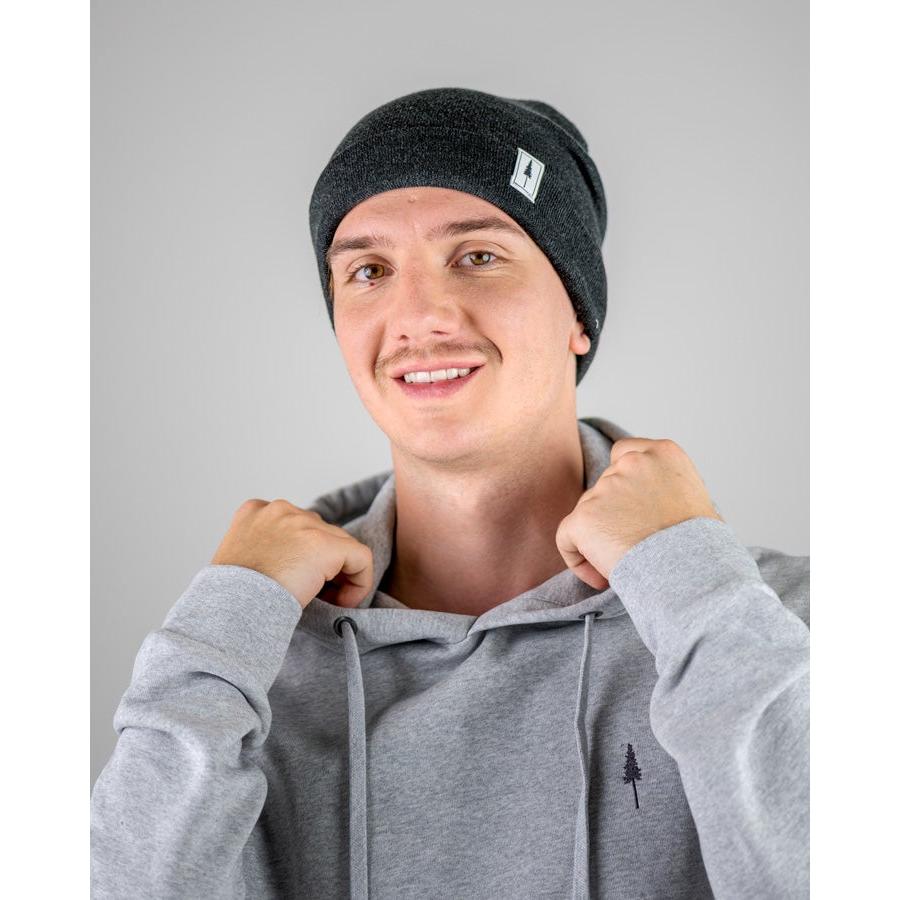 Nikin, Unisex, Mütze, Treeanie Folded Sleek Polylana black mel, Schwarz