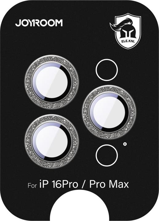 Produktbild Joyroom JR-MSF0305 Camera Lens Protector for iP16 pro/16 Pro Max-Natural Titanium (1 Stk., Apple iPhone 16 Pro, Apple iPhone 16 Pro Max)