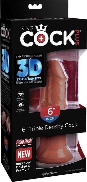 Actual product image Pipedream 6" Triple Density Cock