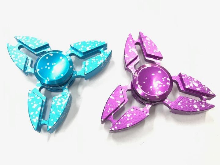 Actual product image FidgetSpinner Crab Design Splash Fidget Spinner Aluminium