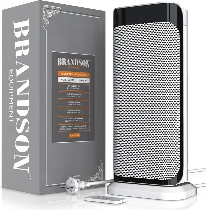 Actual product image Brandson Fan heater (2000 W)