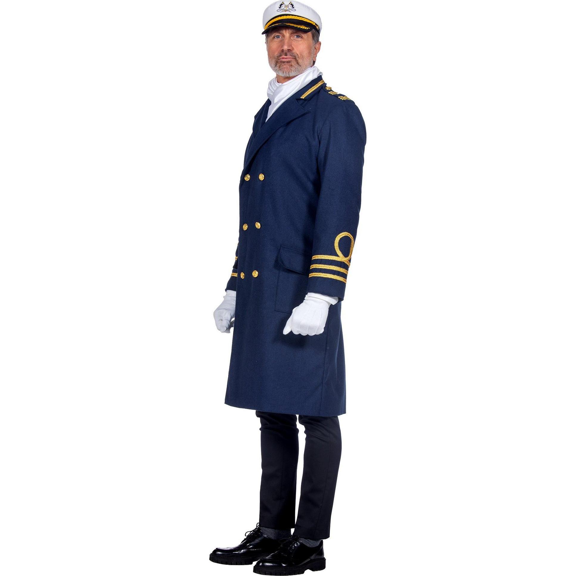 Thumbnail - Wilbers Kapitäns Jacke, lang, blau (XL)