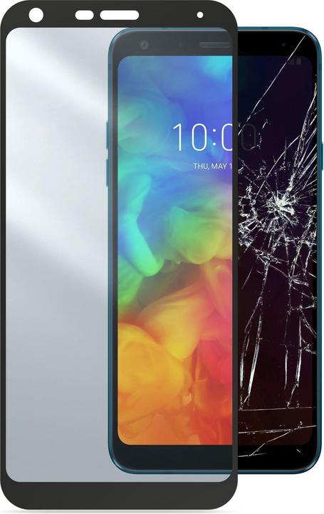 Produktbild Cellularline Capsule Screen Protector, LG Q7, Black (1 Stück, LG Q7)