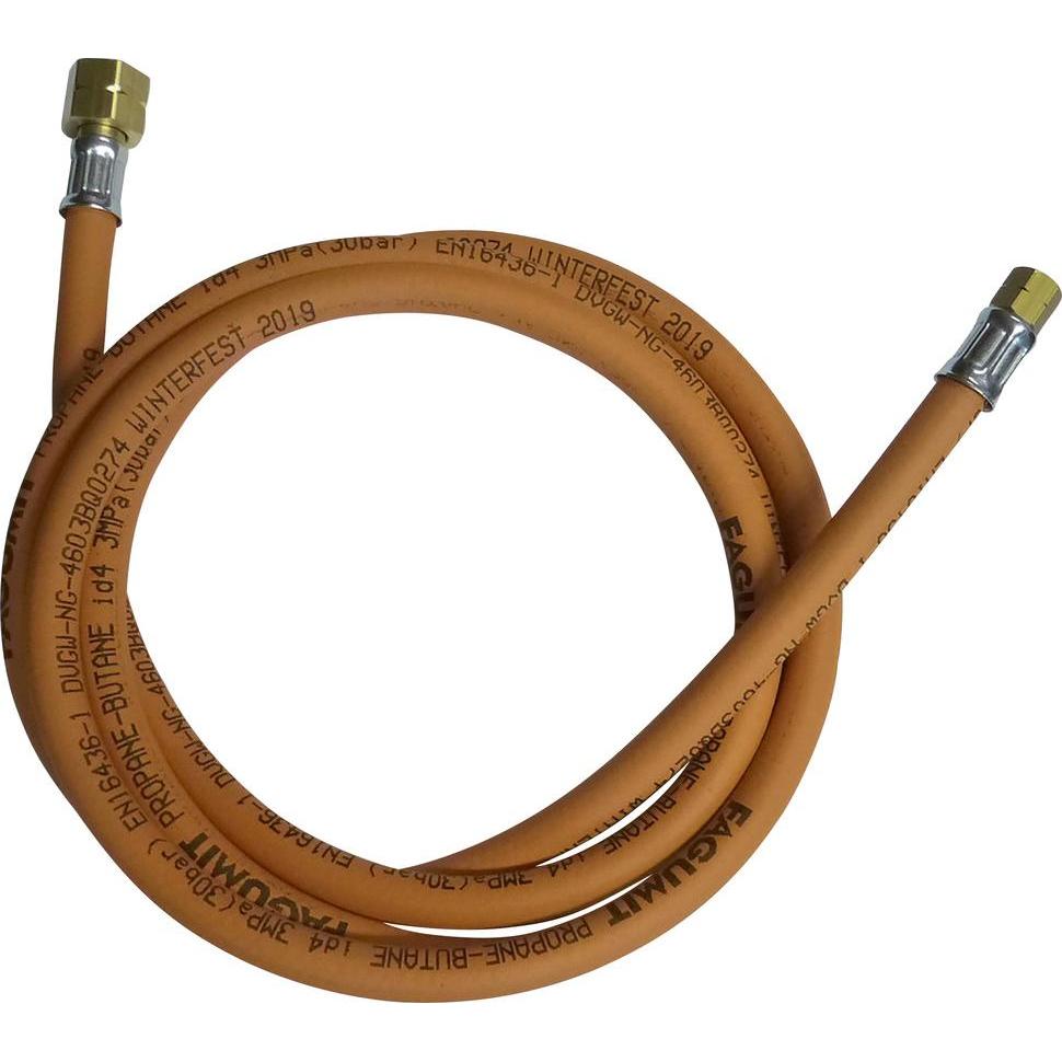 Borrmann Brenner, Gartenschlauch, Hochdruck-Schlauch für Propangas, 30 bar, Länge 4 m (4 m, 4 mm)