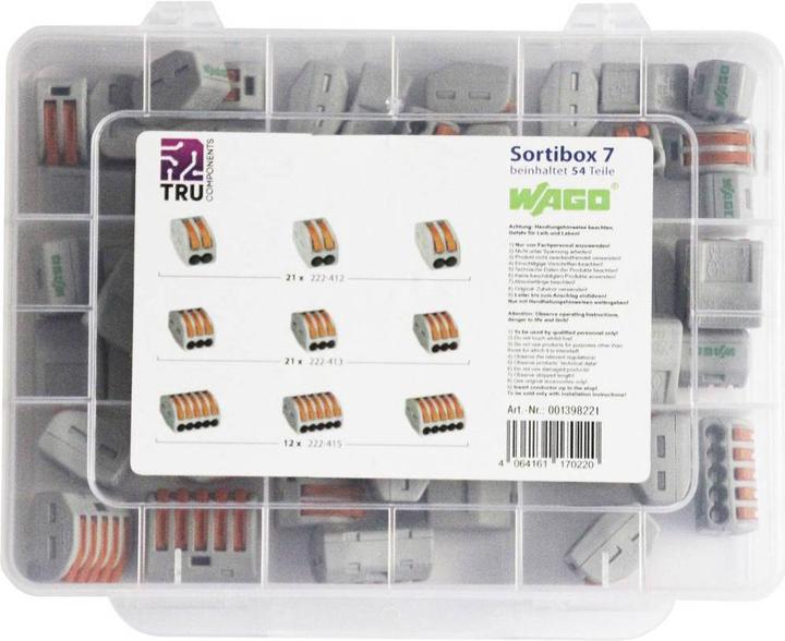 Produktbild Wago Verbindungsklemmen Sortiment Serie 222