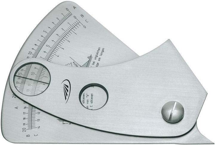 Actual product image Helios Preisser weld seam gauge 0.1 mm