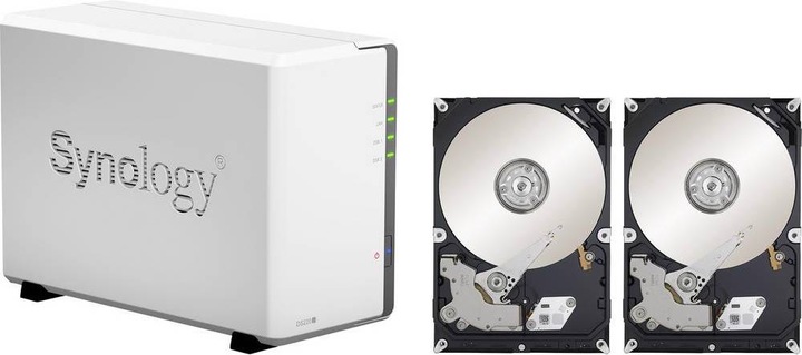 Produktbild Synology NAS Server DiskStation DS220j 8TB (2x4TB) Recertified (2 x 4 TB)