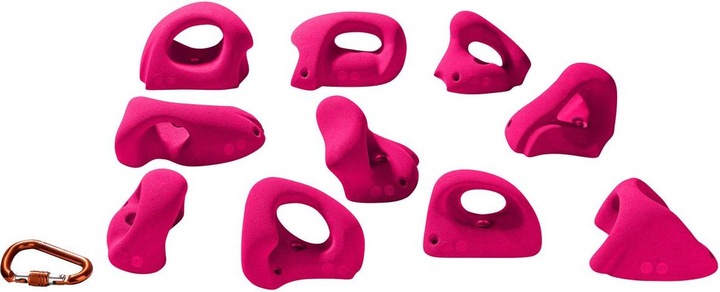 Produktbild Entre Prises Klettergriffe Essential Jugs XL ehemals Grab It II (fluo pink)