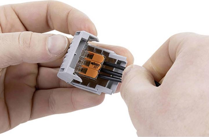 Actual product image Wago Gel box for connection terminals wire leads