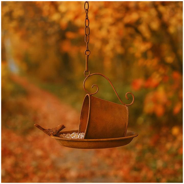 Produktbild HTI-Living Vogelfutterstation Tasse mit Vogel