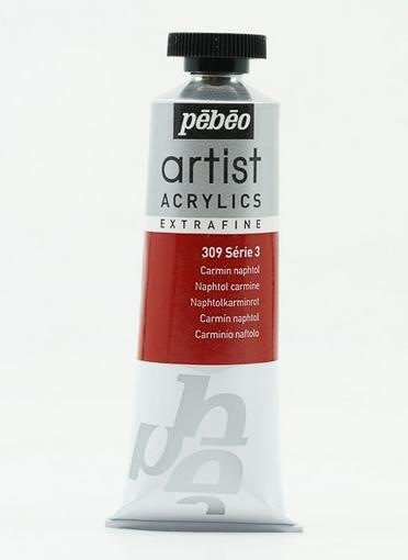 Produktbild Pebeo Artist Acrylics Extrafein Acrylfarben (Naphtalkarminrot, 37 ml)