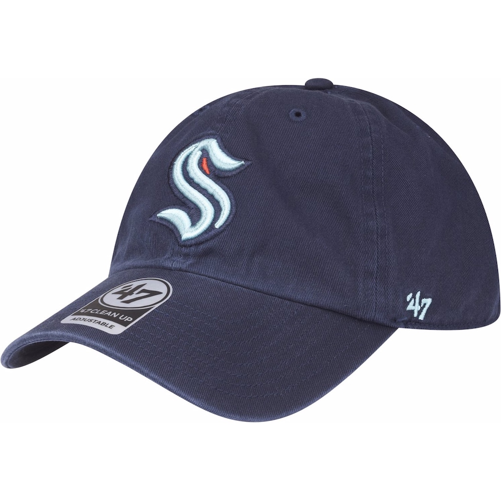 47 Brand, Herren, Cap, Clean Up Seattle Kraken, Blau, (One Size)