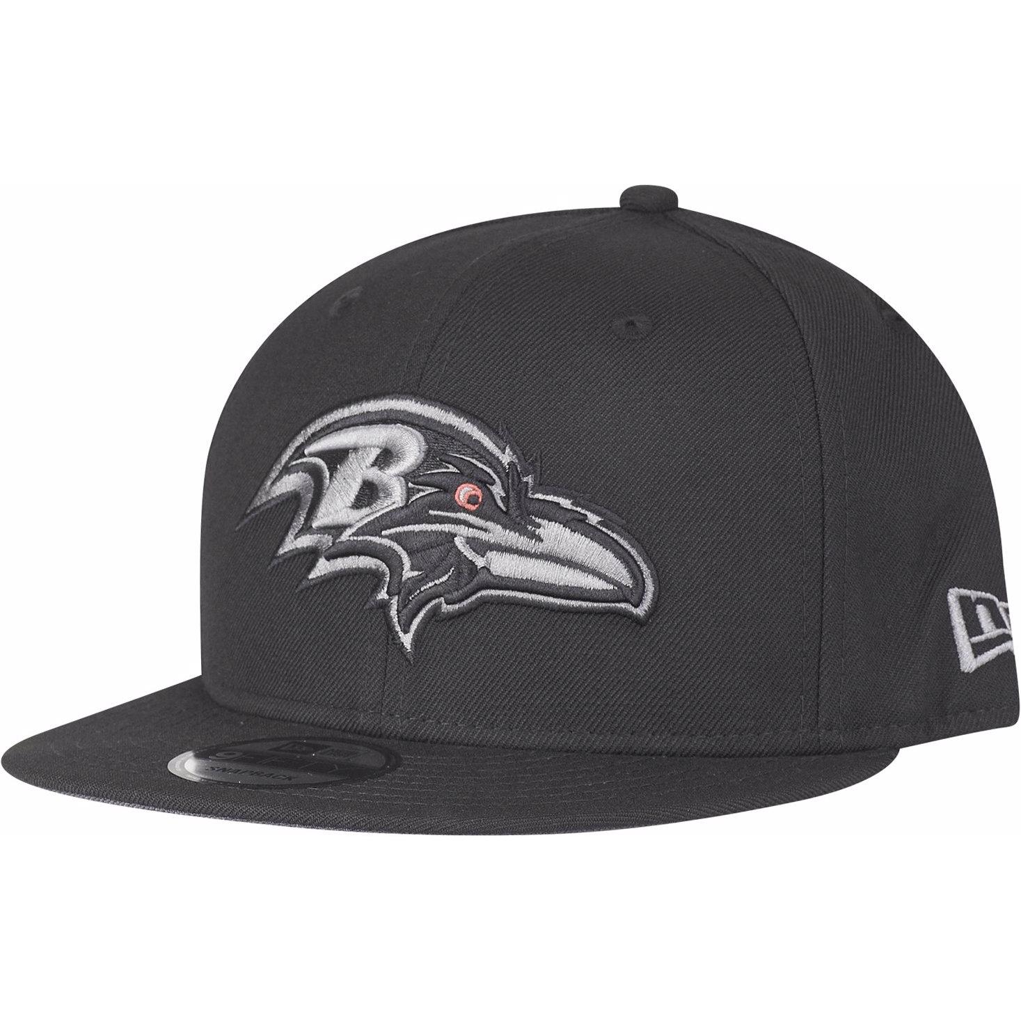 New Era, Herren, Cap, 9Fifty Baltimore Ravens, Schwarz, (One Size)
