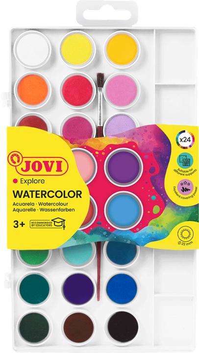 Jovi Watercolour box 24 colours