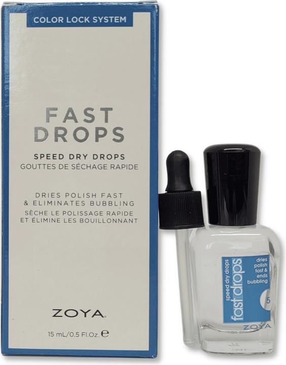 Image du produit Zoya FAST DROP Séchoir rapide pour vernis à ongles (Transparent, Top coat)