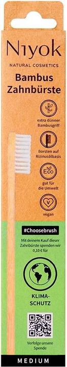 Actual product image Niyok Manual toothbrush climate protection 1 piece (Soft, 1 x)