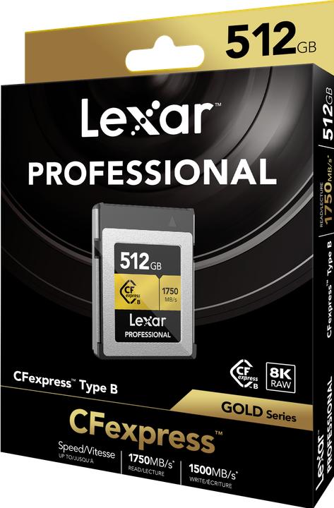 Image du produit Lexar Série d'or (512 Go, CFexpress type B)